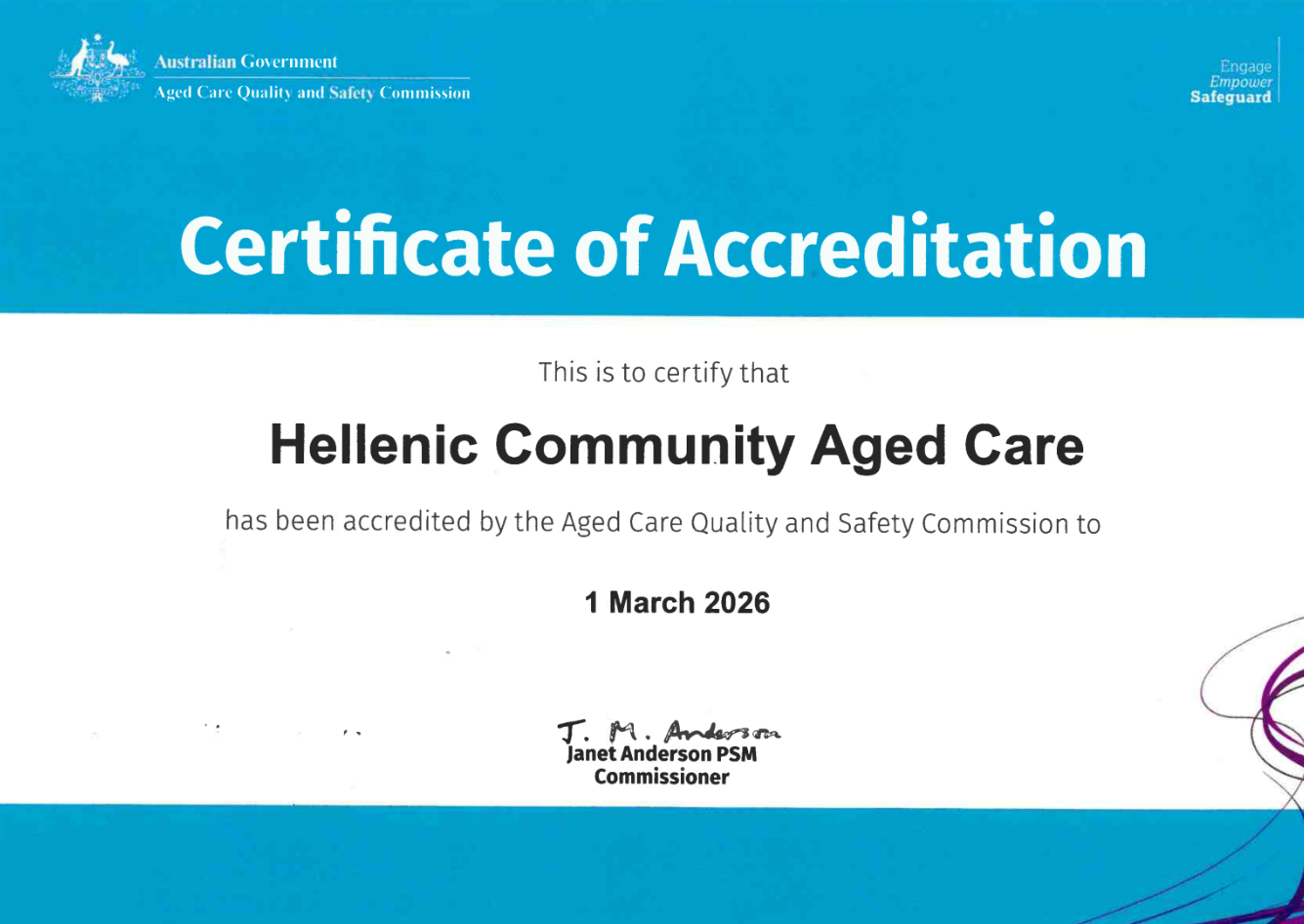 Certification of Accreditation